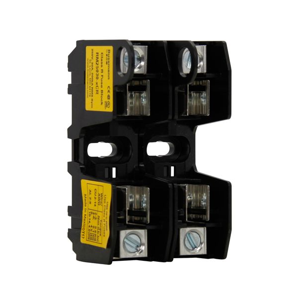 Eaton Bussmann Series RM modular fuse block, 250V, 0-30A, Box lug, Two-pole image 10