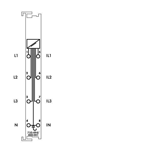 3-Phase Power Measurement 480 VAC, 5 A light gray image 4