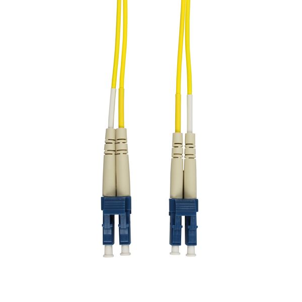 FO Patchcord Duplex LC/LC, 9/125æm OS2, LS0H-3, yellow, 5.0m image 1