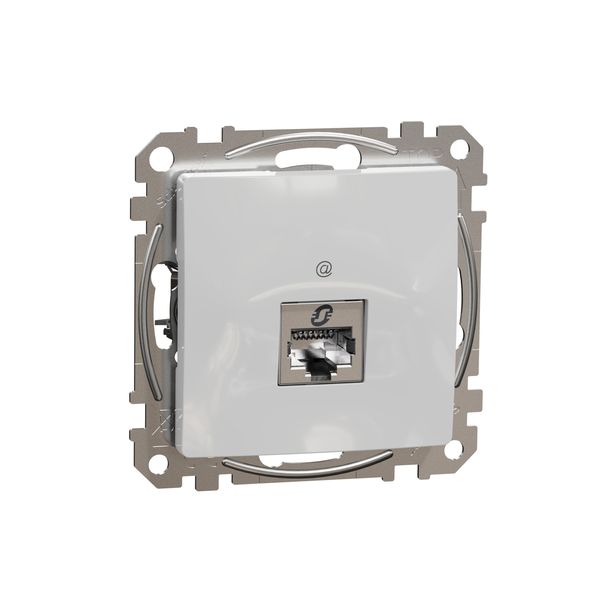 DATA Outlet CAT 6A STP, Sedna Design & Elements, RJ45, Aluminium image 3