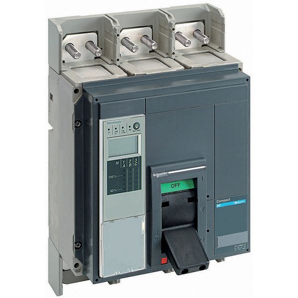 circuit breaker ComPact NS630bL, 150 kA at 415 VAC, Micrologic 2.0 trip unit, 630 A, fixed,4 poles 4d image 1