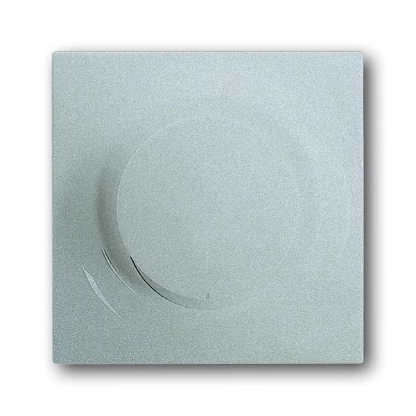 6545-783 CoverPlates (partly incl. Insert) carat® Aluminium silver image 1