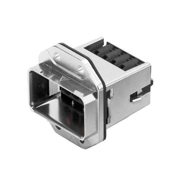 Power plug-in connector (industrial ethernet), Colour: Silver grey, IP image 1