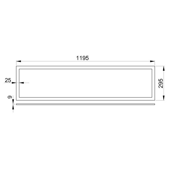 Lano 4 LED 40W 830 4000lm 1000mA M1200 opal cover image 3