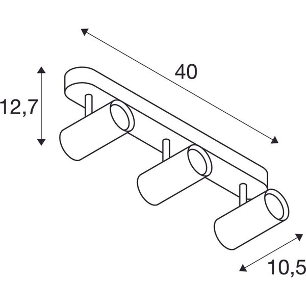 NOBLO 1800lm 2700K 230V 36ø silber image 2