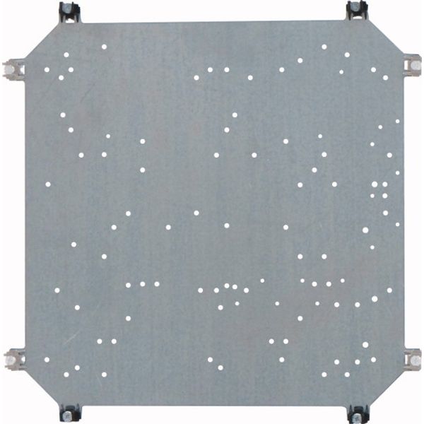 Pre-drilled mounting plate, CI44-enclosure image 1