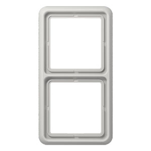 2-gang frame, light grey CD582LG image 6