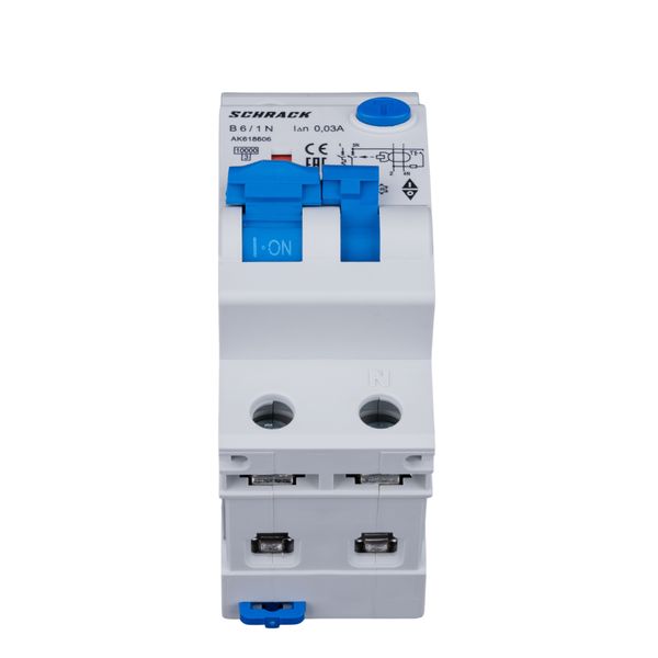 Combined MCB/RCD (RCBO) 1+N, AMPARO 10kA, B 6A, 30mA, Typ A image 1