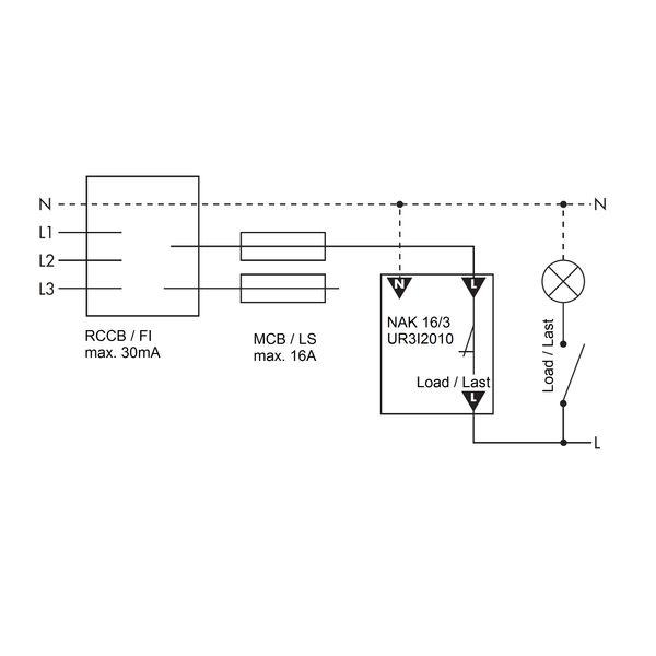 Mains Decoupler NAK16/3 16A/230V image 3