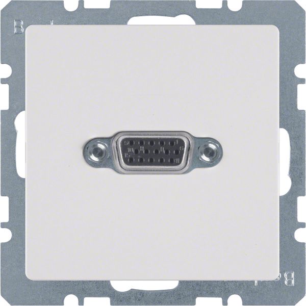 VGA soc. out., screw-in lift terminals, Q.1/Q.3, p. white velvety image 1