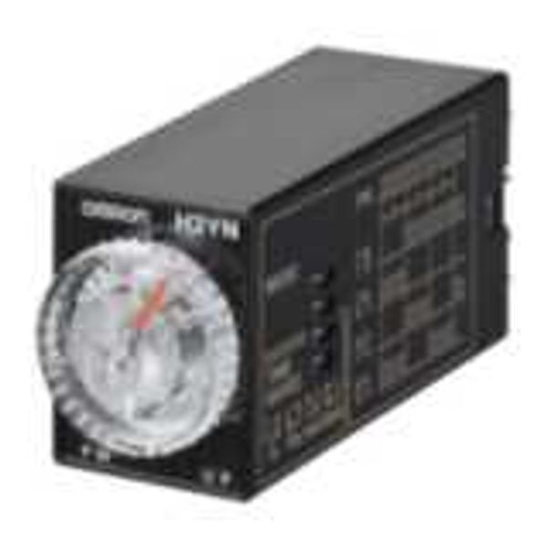 Timer, plug-in, 8-pin, multifunction, 0.1m-10h, DPDT, 5 A, 24 VDC Supp image 3