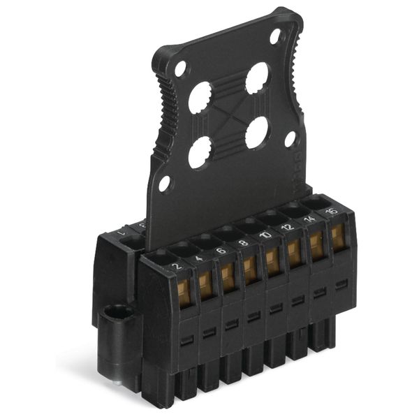 1-conductor female connector, 2-row CAGE CLAMP® 1.5 mm² black image 4