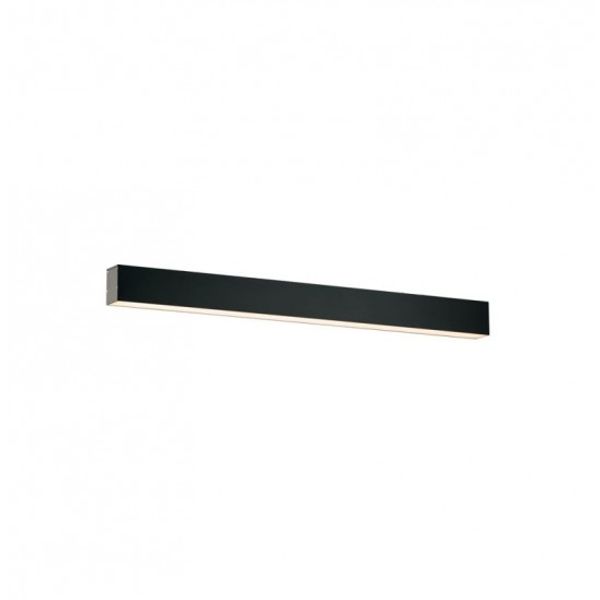 Linear Wall Lamp Direct+Indirect L1140 4000K Black image 1