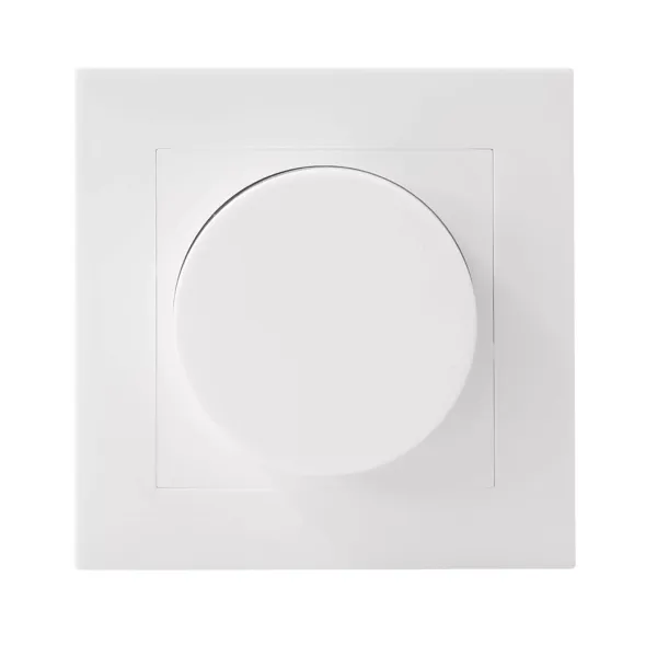 Lucide RECESSED WALL DIMMER NL - Dimmer - 300 Watt 230V - White image 1