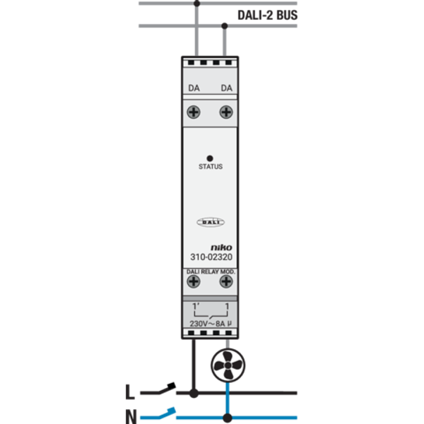 DALI-2 modular relay module image 3