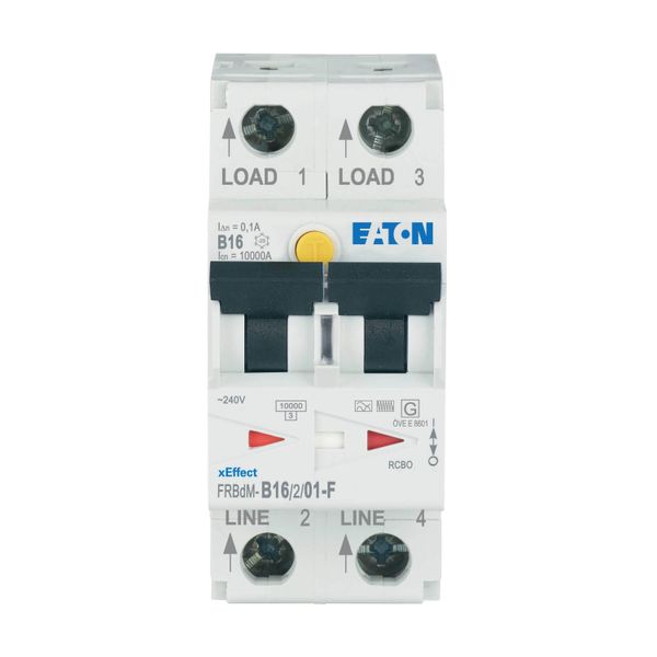 Digital RCD/MCB combination, 16 A, 100 mA, MCB trip characteristic: B, 2p, RCD trip characteristic: F image 11