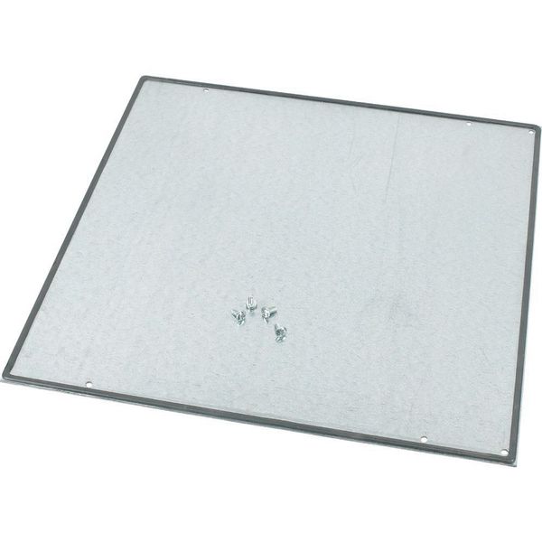 Bottom-/top plate, closed, for WxD = 650 x 800mm, IP55, grey image 3