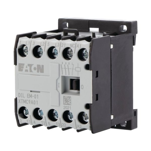 Contactor, 24 V 50/60 Hz, 3 pole, 380 V 400 V, 4 kW, Contacts N/C = Normally closed= 1 NC, Screw terminals, AC operation image 9