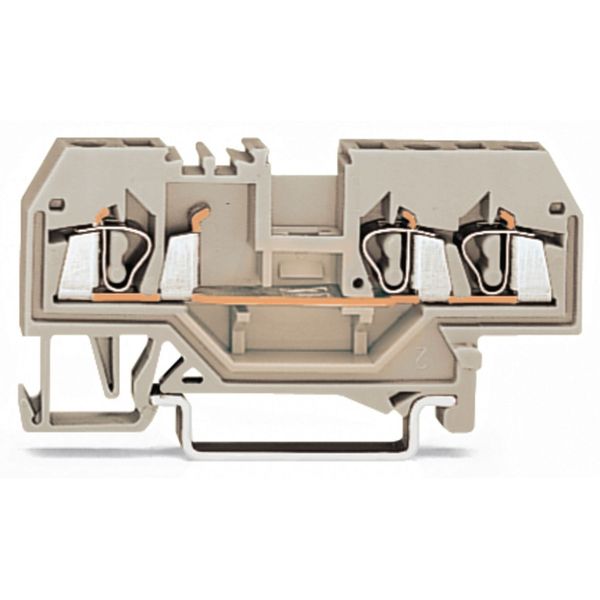 3-conductor through terminal block 2.5 mm² suitable for Ex e II applic image 1