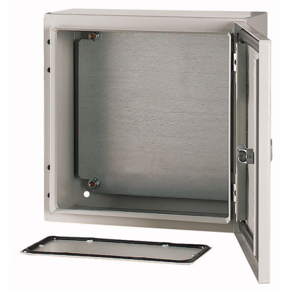 Wall enclosure with mounting plate, HxWxD=300x300x150mm image 3