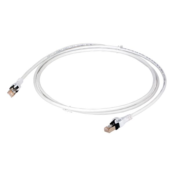 Push Pull Patchcord RJ45 shielded Cat.6a 10GB LS0H grey 1.0m image 5