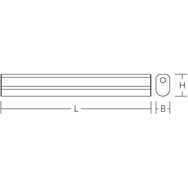 RT 44, 10 W, 920 lm, 830, white, on/off Linear light fittings, L 721 B image 4