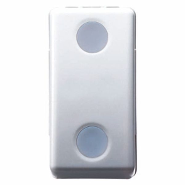 THREE-WAY SWITCH 1P 250V ac - 10AX - WITH REPLACEABLE NEUTRAL LENS - 1 MODULE - SYSTEM WHITE image 2