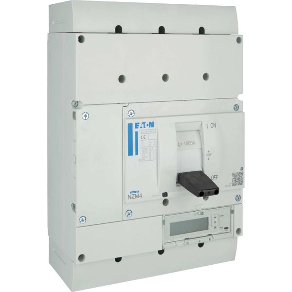 NZM4 PXR25 circuit breaker - integrated energy measurement class 1, 1600A, 4p, variable, Screw terminal image 12