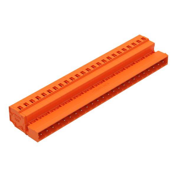 1-conductor male connector CAGE CLAMP® 2.5 mm² orange image 1