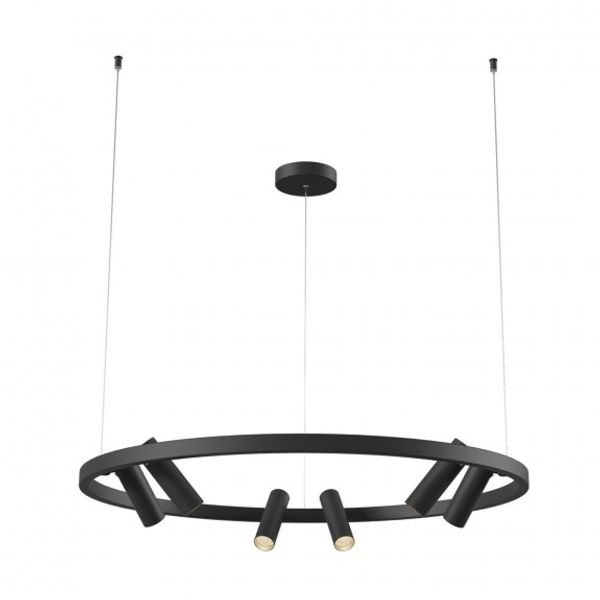 Modern Satellite Pendant Lamp Black image 3