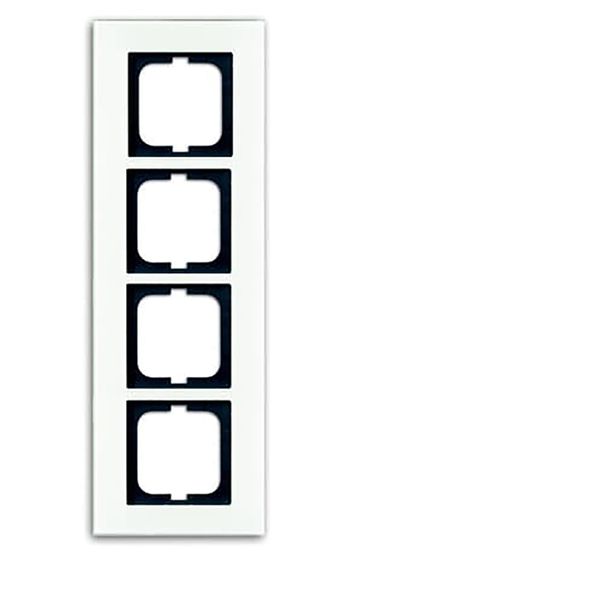 1724-811 Cover Frame carat® white glass image 1