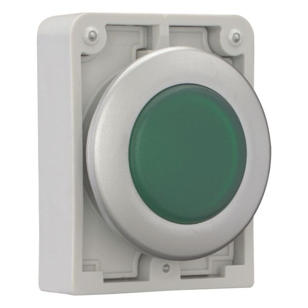 Indicator light, RMQ-Titan, Flat, green, Metal bezel image 11