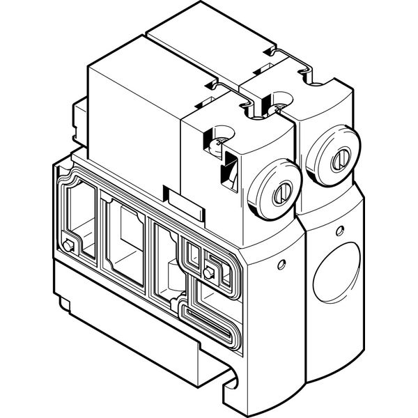 CPVSC1-M1H-J-P-Q4 Air solenoid valve image 1