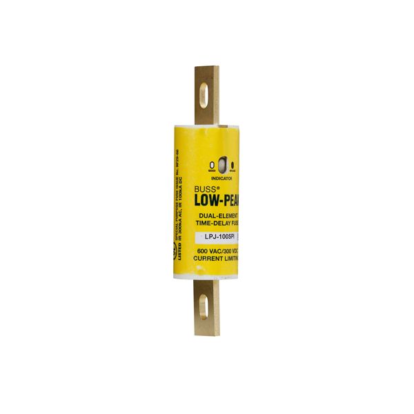 Eaton Bussmann Series LPJ Fuse, Eaton Bussmann series LPJ Low Peak, Current-limiting, time delay, 70 A, 600 Vac, 300 Vdc, 300000 A at 600 Vac, 100 kAIC Vdc, Class J, 10s at 500%, Dual element, 1.13 in dia, RoHS Compliant, Indicating image 13