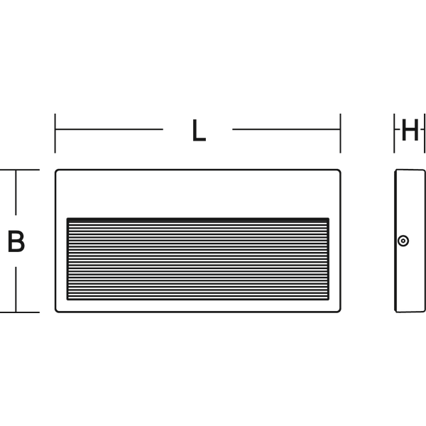 BRICK duo, 10 W, 180 lm, 830, anthracite, on/off Wall luminaires, L 24 image 4