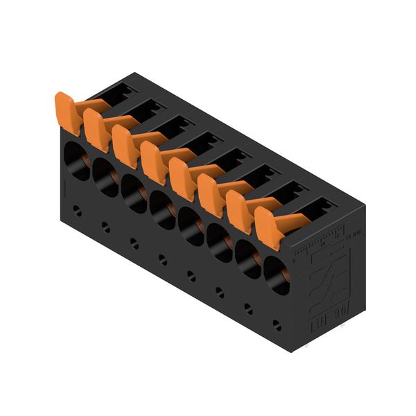 PCB terminal, 10.00 mm, Number of poles: 8, Conductor outlet direction image 2