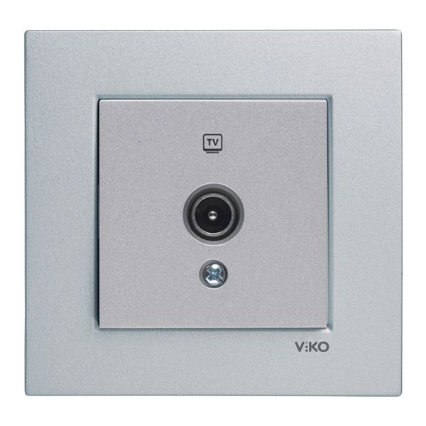 Novella-Trenda Silver Sat Socket F Con Transitive (10dB) image 1