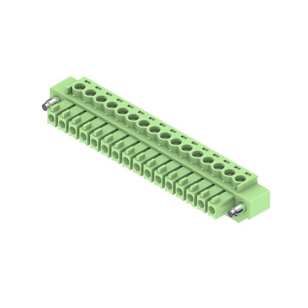 PCB plug-in connector (wire connection), 3.81 mm, Number of poles: 16, image 4