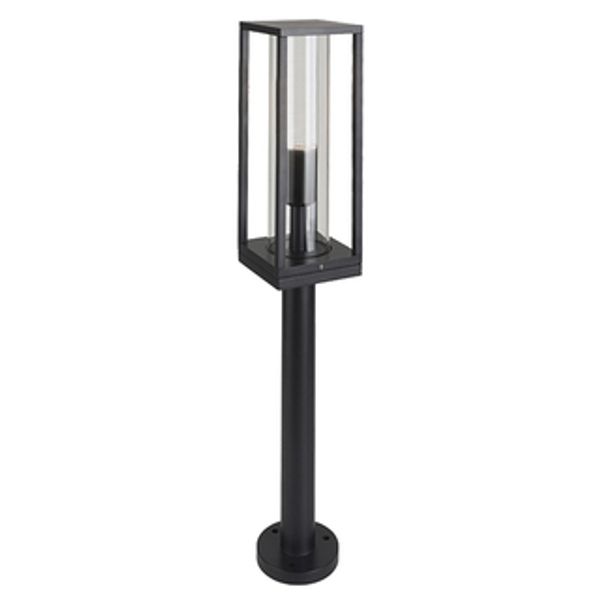 Outdoor Light without Light Source - pole light Hudson - 1xE27 IP44  - Black image 1