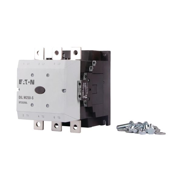 Contactor, 380 V 400 V 132 kW, 2 N/O, 2 NC, 220 - 240 V 50/60 Hz, AC operation, Screw connection image 11