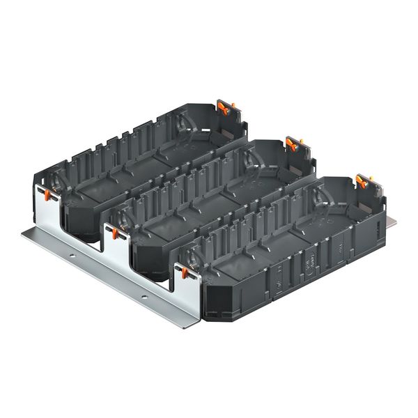 MS3 3UT4  Mounting set, for UZD350-3, 250x250x44, Steel, St, strip galvanized, DIN EN 10346 image 1