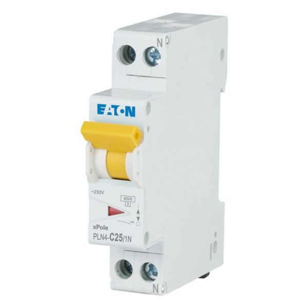 PLN4-C25/1N-MW Eaton Moeller series xPole - PLN4 MCB image 1