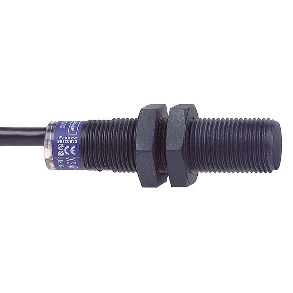 Inductive proximity sensors XS, Inductive sensor XS4 M12, L52mm, PPS, Sn4mm, 24...240VAC/DC, cable 2 m image 1