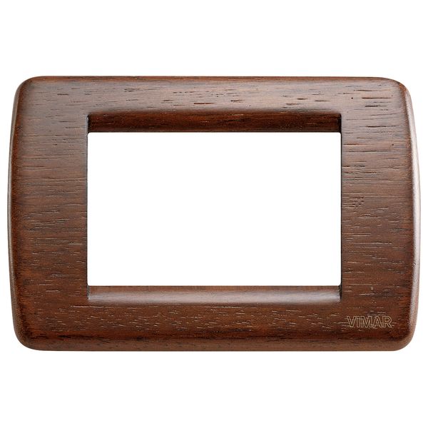 Rondò plate 3M wood walnut image 1