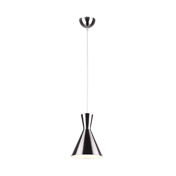 Enzo pendant 20 cm E27 brushed steel image 1