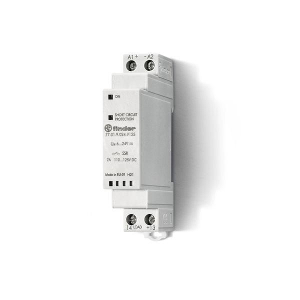 Modular SSR.17,5mm.1NO output 7A/110...125VDC/input 24VDC (77.01.9.024.9125) image 3