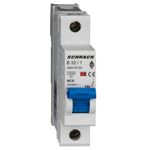 Miniature Circuit Breaker (MCB) AMPARO 10kA, B 32A, 1-pole image 1