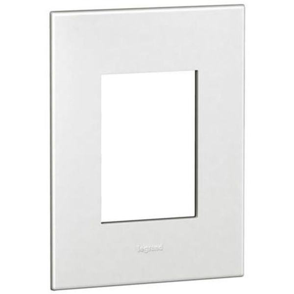 Arteor™ - Plate - American standard - square - 3 modules - 2'' x 4'' - White image 1