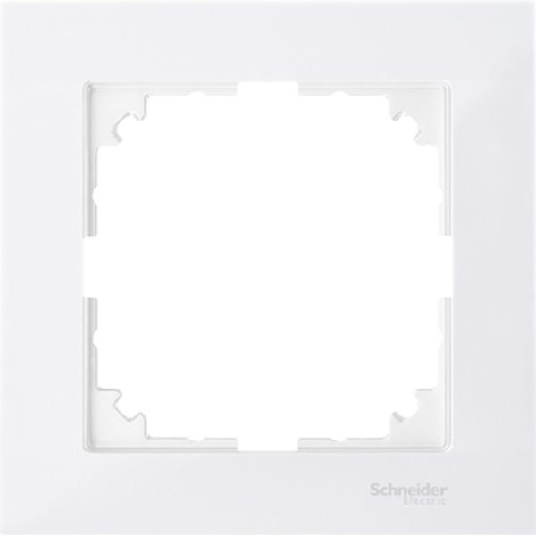 M-Pure frame, 1-gang, polar white image 2