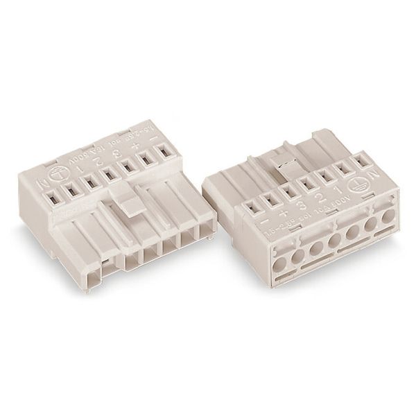 Female connector;7-pole;;white image 2